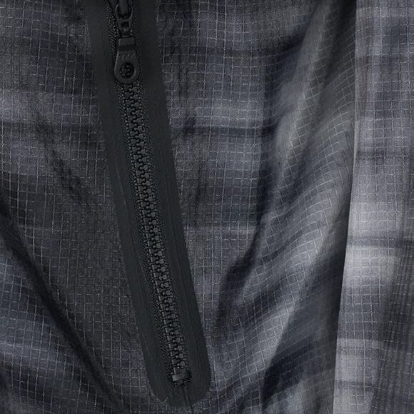 Nike Tie Dye Bomber Jacket Size Small Black and White Neutral Lightweight Coat - Picture 8 of 12